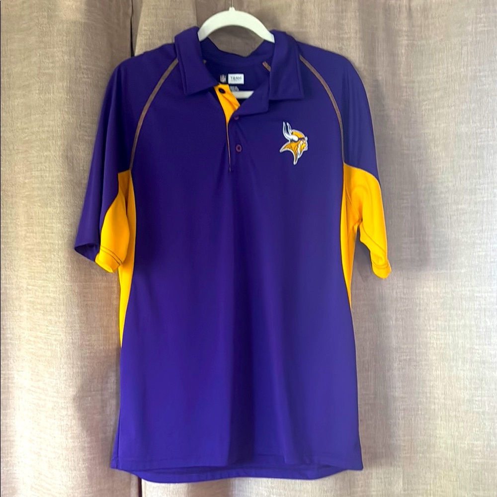 NFL Team Apparel Minnesota Vikings Polo Shirt